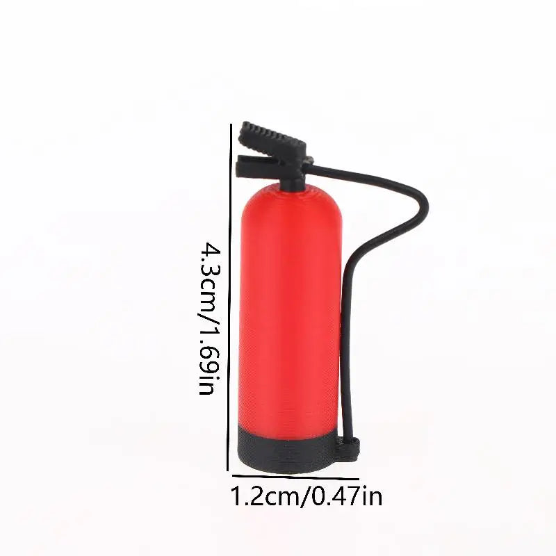 1/2/5Pcs Miniature Simulation Fire Extinguisher Ornament Dollhouse Miniature Scene Decor 1/12 Scale Dolls House Photography Prop Oasis Select