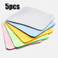 5/10/30pcs High Quality Chamois Glasses Cleaner Microfiber Cleaning Cloth For Lens Phone Screen Cleaning Wipes Eyewear Accessory Oasis Select 5pcs mix