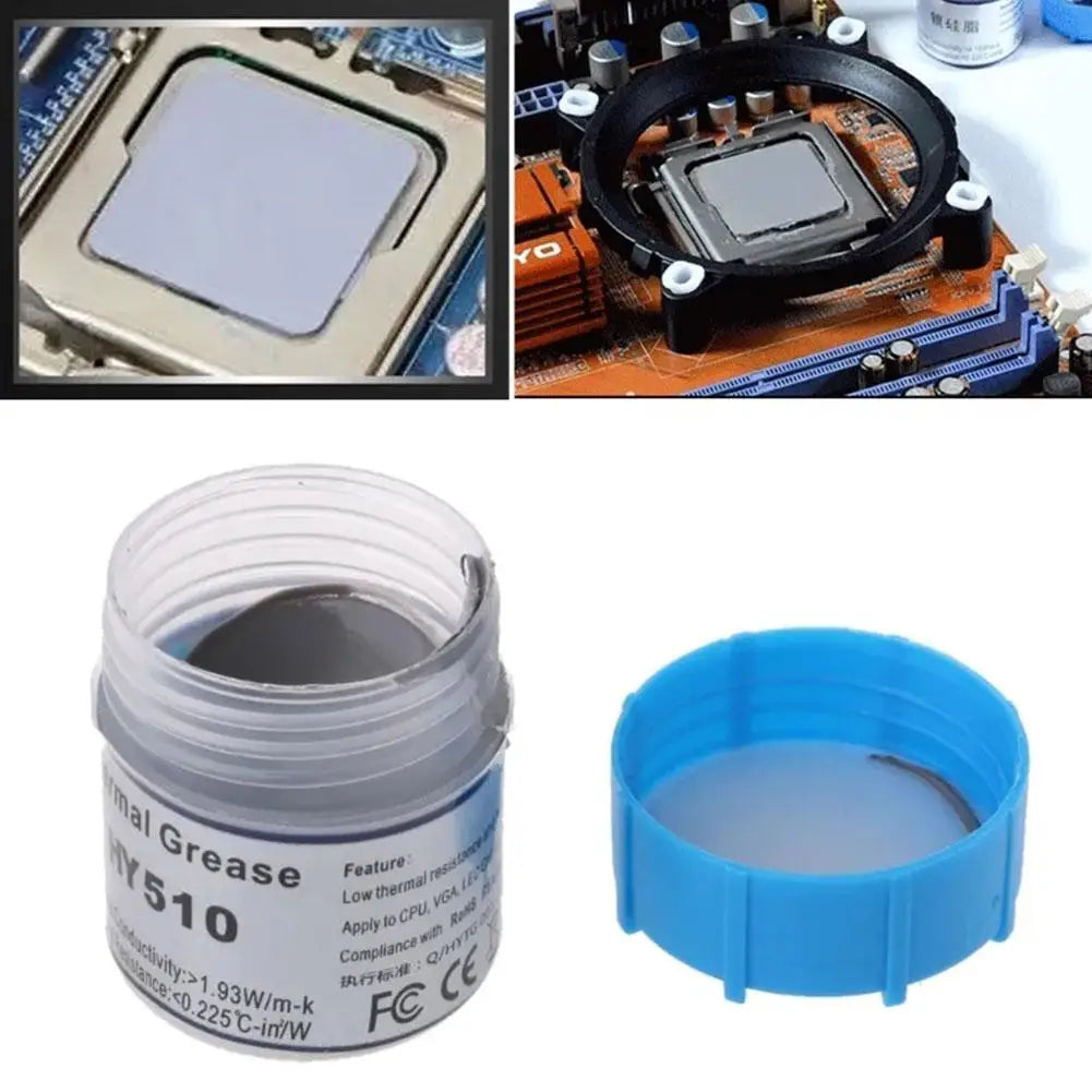 1/-10pcs 10g HY510 Silicone Thermal Paste CPU Thermal Paste For Conductive Grease Heatsink CPU GPU Chipset Notebook Cooling Oasis Select
