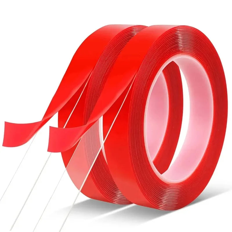 Transparent Acrylic Double Sided Tape Heavy Duty Nano Tape Traceless Washable Adhesive Sticker Clear Sticky Power Foam Tapes Oasis Select 3m 1mm 10mm
