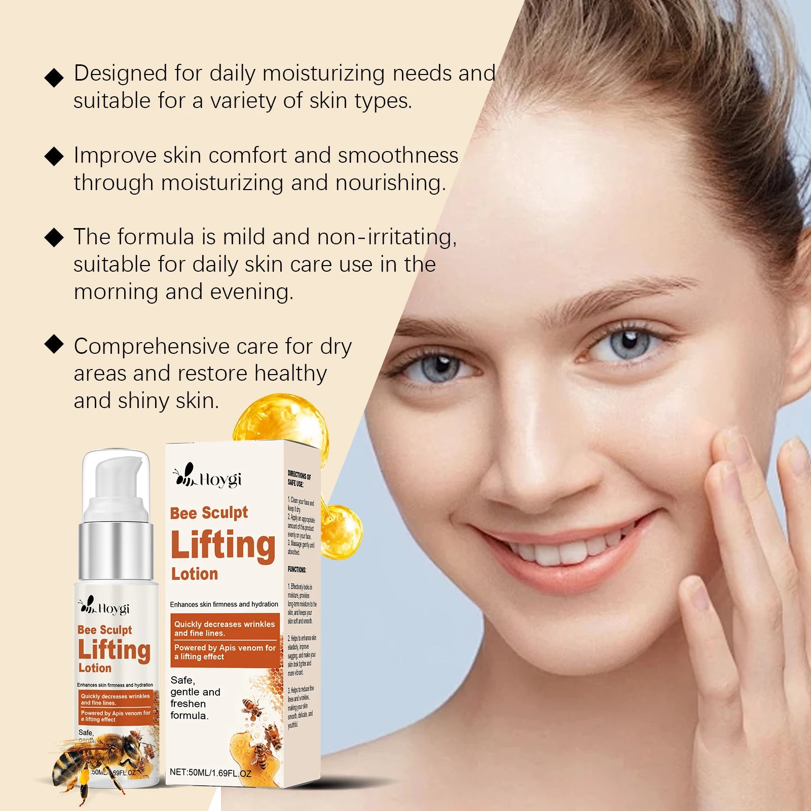 Hoygi Bee Venom Face Cream – Anti-Wrinkle Firming & Lifting