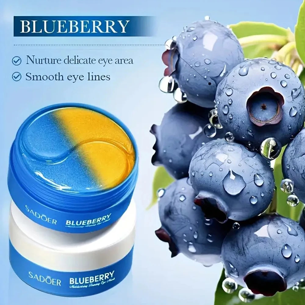 Blueberry Tightening Eye Mask – Moisturizing & Hydrating Eye Treatment Mask Oasis Select
