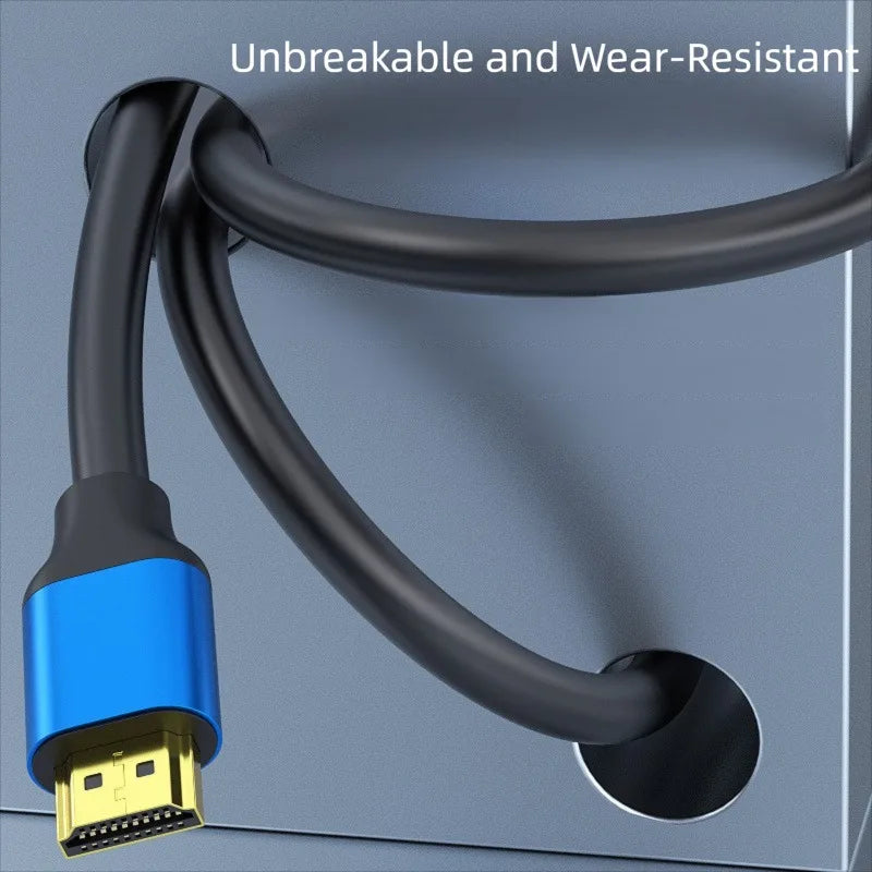 HDMI-Compatible Cable 2.0 4K 60hz High Speed HDMI Cables Compatible Ultra HD 2K 1080P HDMI Cable Compatible For PS4 TV Laptop Oasis Select