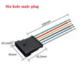 1-6 Pin Male/Female Electrical Connector Kit, 18AWG, Quick Disconnect Socket for Truck, Car Rapid Wiring Solutions Oasis Select A11