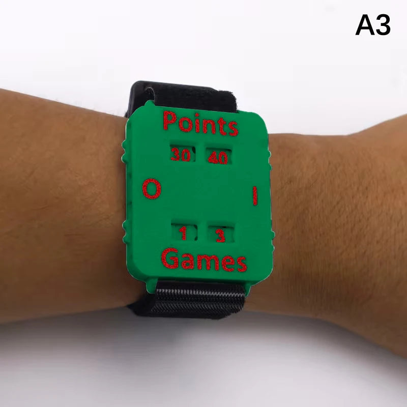 New Portable Cricket/Tennis/Padel Scorer Wristband Instant Score Tracker No Memory Loss Suitable For Coaches, Referees, Players Oasis Select A3
