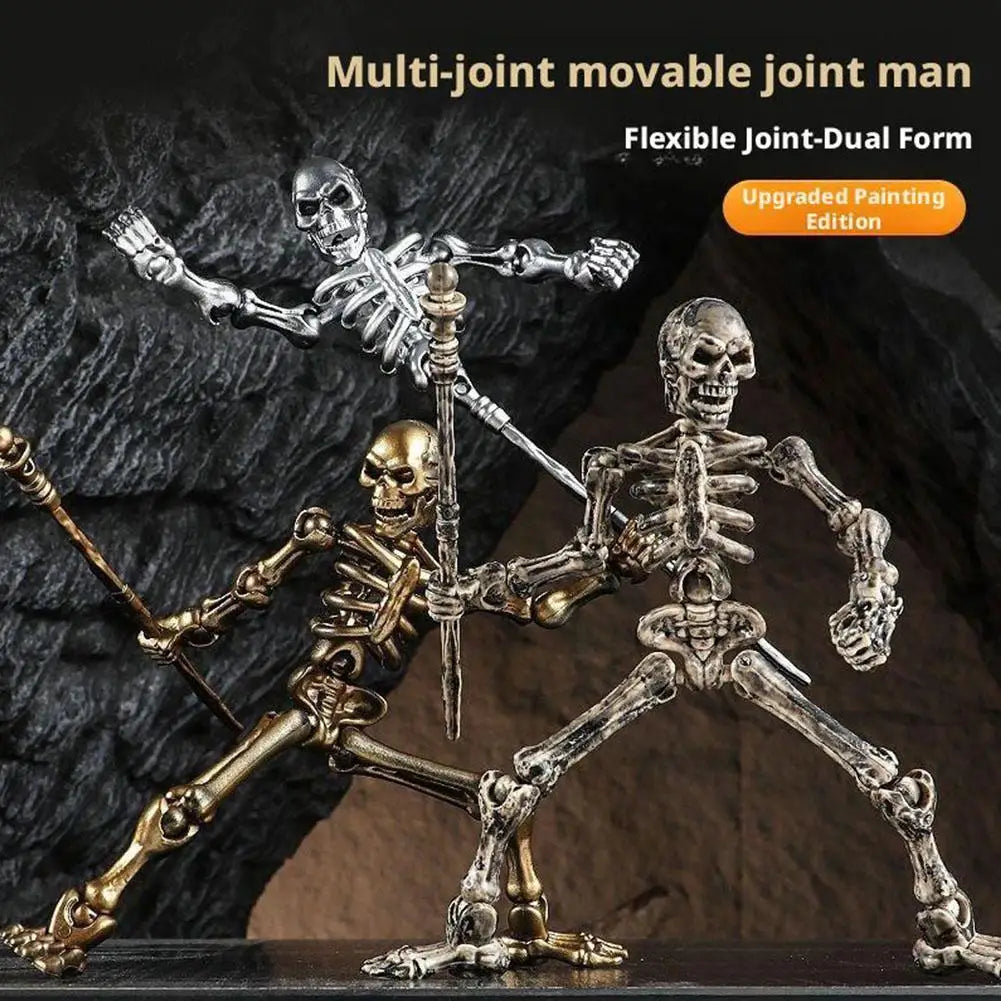 Mini Medieval Skeleton Figurines Small Halloween Skeleton For Home Table Decor Party Outdoor Graveyard Haunted House Accessories Oasis Select
