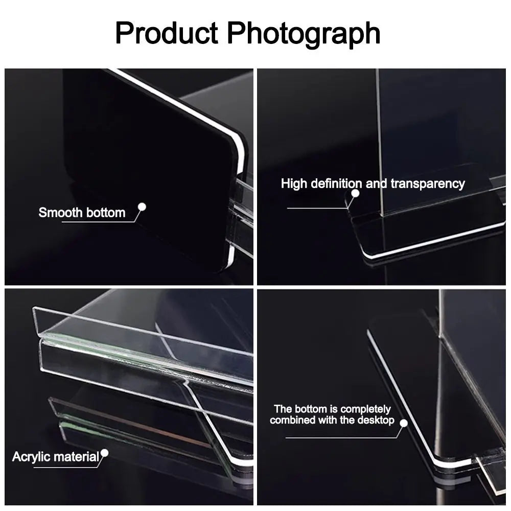 Acrylic Menu Display Stand – A4 A5 A6 Sign & Card Holder