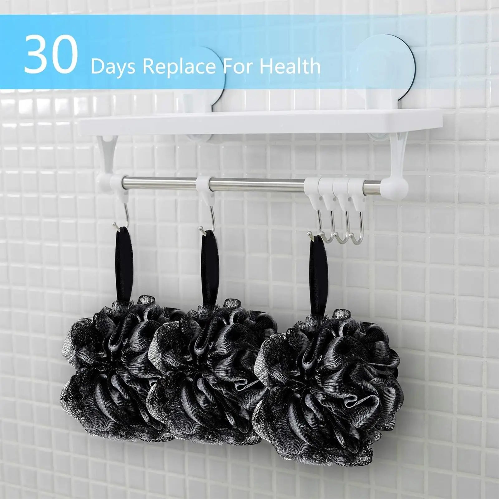 Bath Shower Soap Bubble Body Wash Exfoliate Puff Sponge Mesh Net Ball Bath Brushes Body Cleaning Sponge Bathroom Accessories Oasis Select