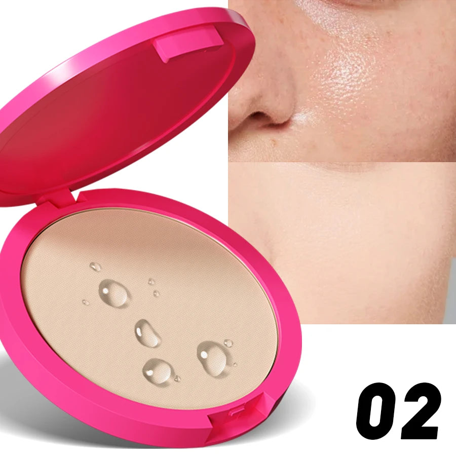 KAFURUX Matte Pressed Powder – Oil Control & Full Coverage
