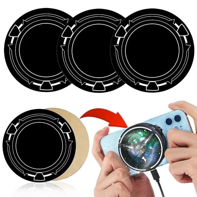 2024 New 6cm Metal Plate Ring For Magsafe Magnetic Car IPad Holder Radiator Iron Sheet Sticker For IPad / Tablet PC Oasis Select
