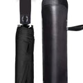 Black PU Leather Umbrella Cover Case Portable Waterproof Umbrella Storage Pocket Water Absorbent Umbrella Bag Ultrafine Oasis Select Default Title