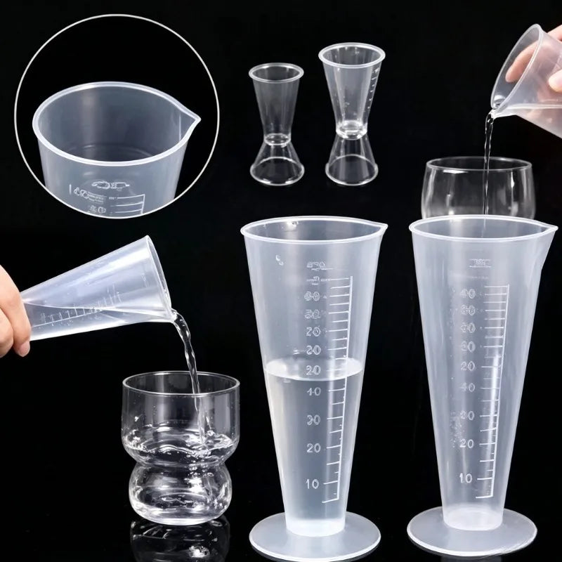 100ml Food-Grade Plastic Measuring Cup,Food-Grade Plastic with Scale BPA-Free,Small Kitchen Liquid Measuring Tool for Restaurant Oasis Select