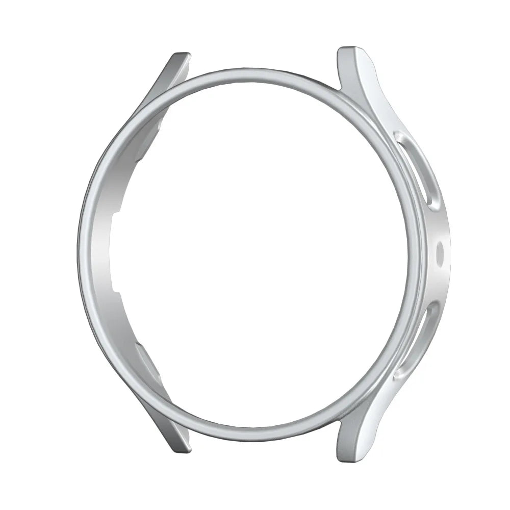 PC Case for Samsung Galaxy Watch 7 40mm 44mm Hollow Bumper Smartwatch Case Oasis Select SILVER Galaxy Watch 7 44mm
