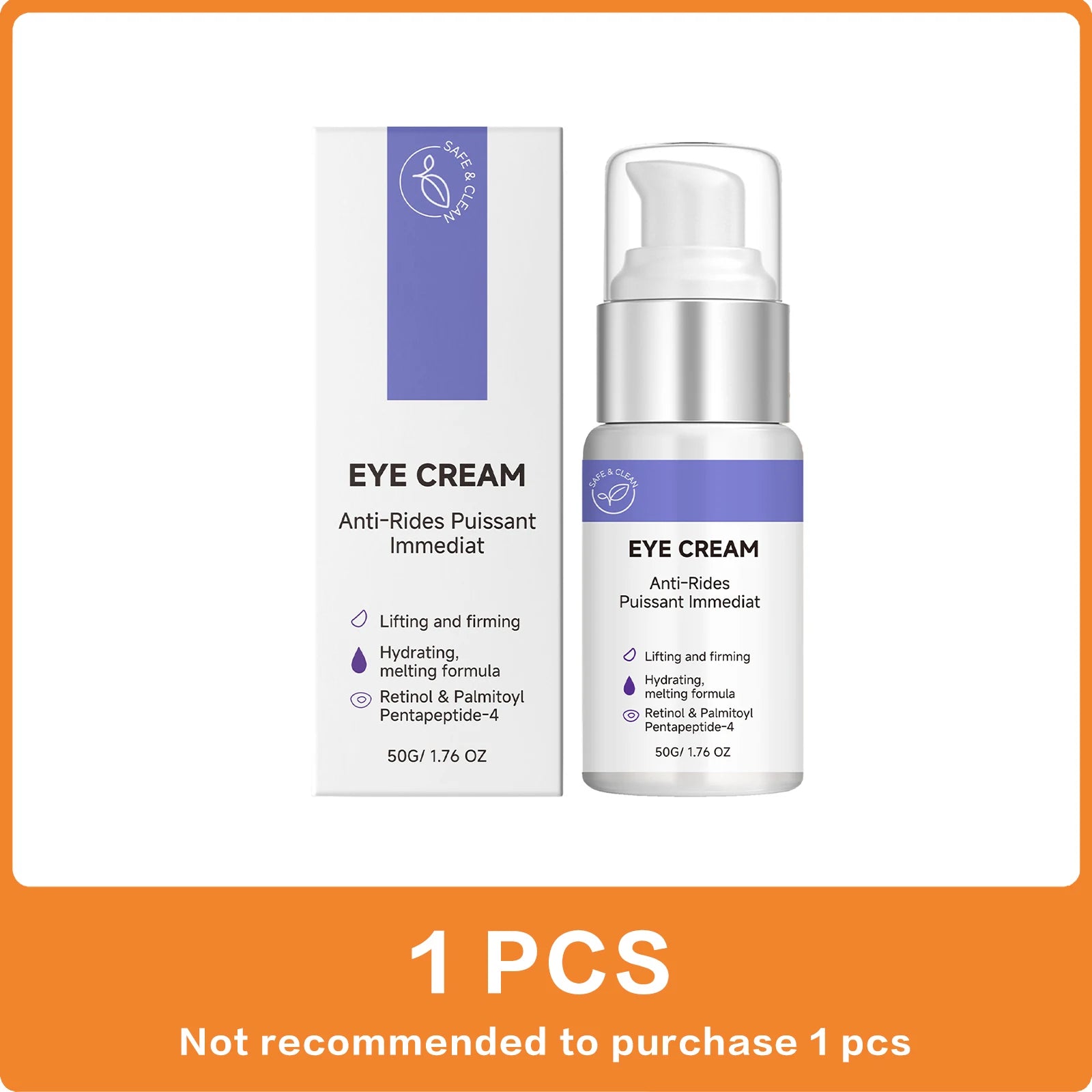 Retinol Eye Cream – Hydrating, Firming & Brightening | 50g