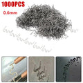 1000pcs 0.6mm Welding Nails S Wave Staples For Car Bumper Bodywork Plastic Stapler Repair Kit High Quanlity Oasis Select Default Title