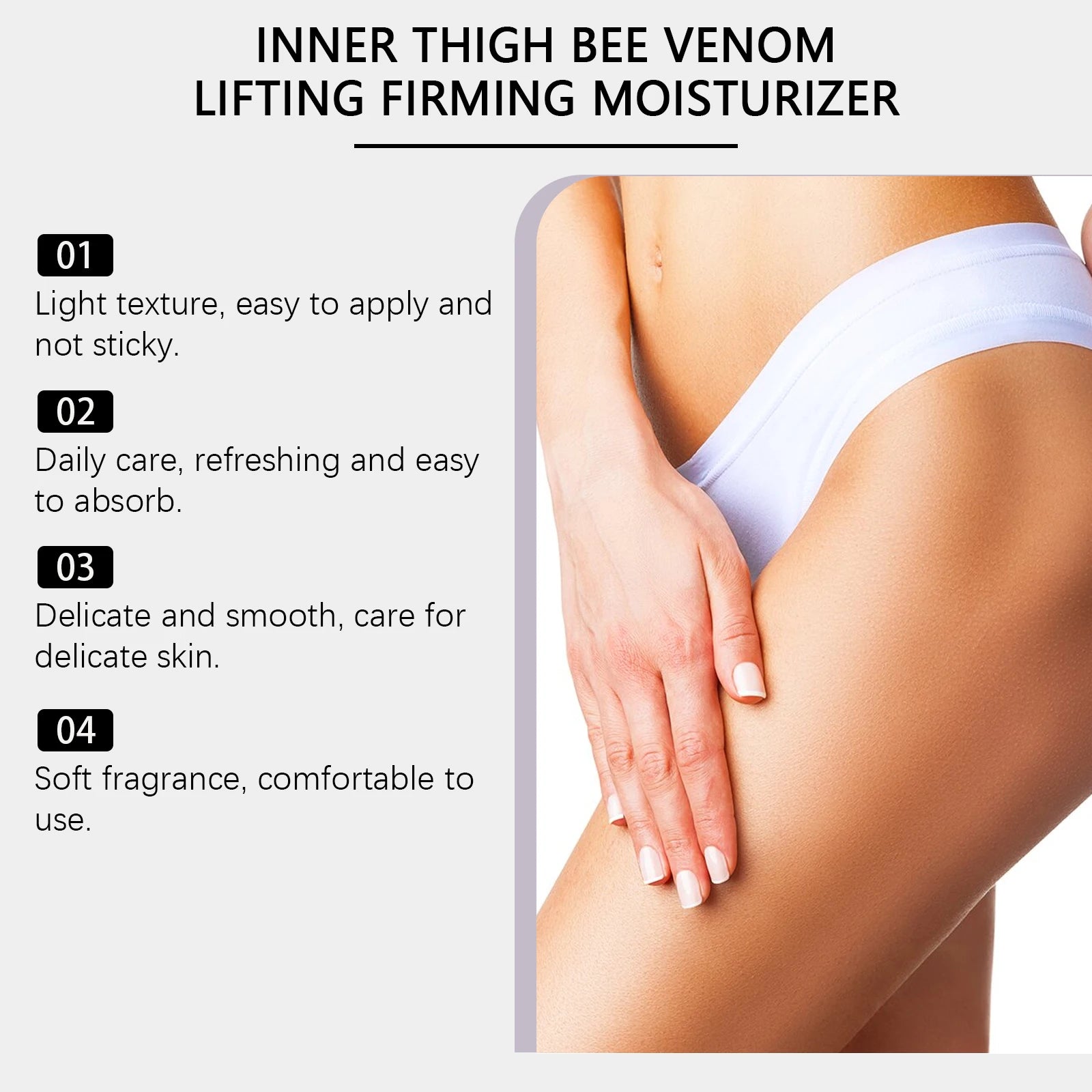 Inner Thigh Firming Cream Tightening Improve Sagging Skin Lifting Firming Buttocks Body Contouring Reduces Cellulite Appearance Oasis Select