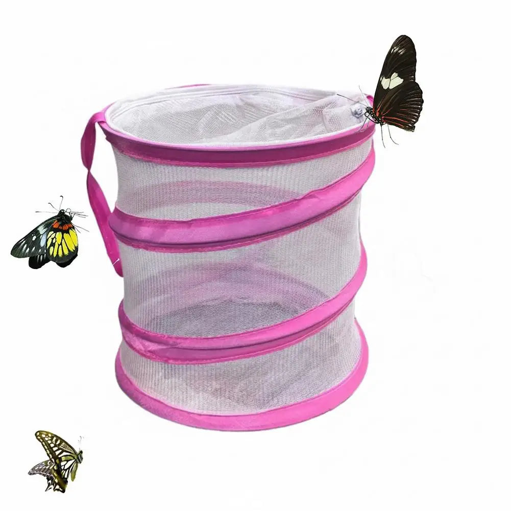 Retractable Insect & Butterfly Net + Observation Cage – Kids