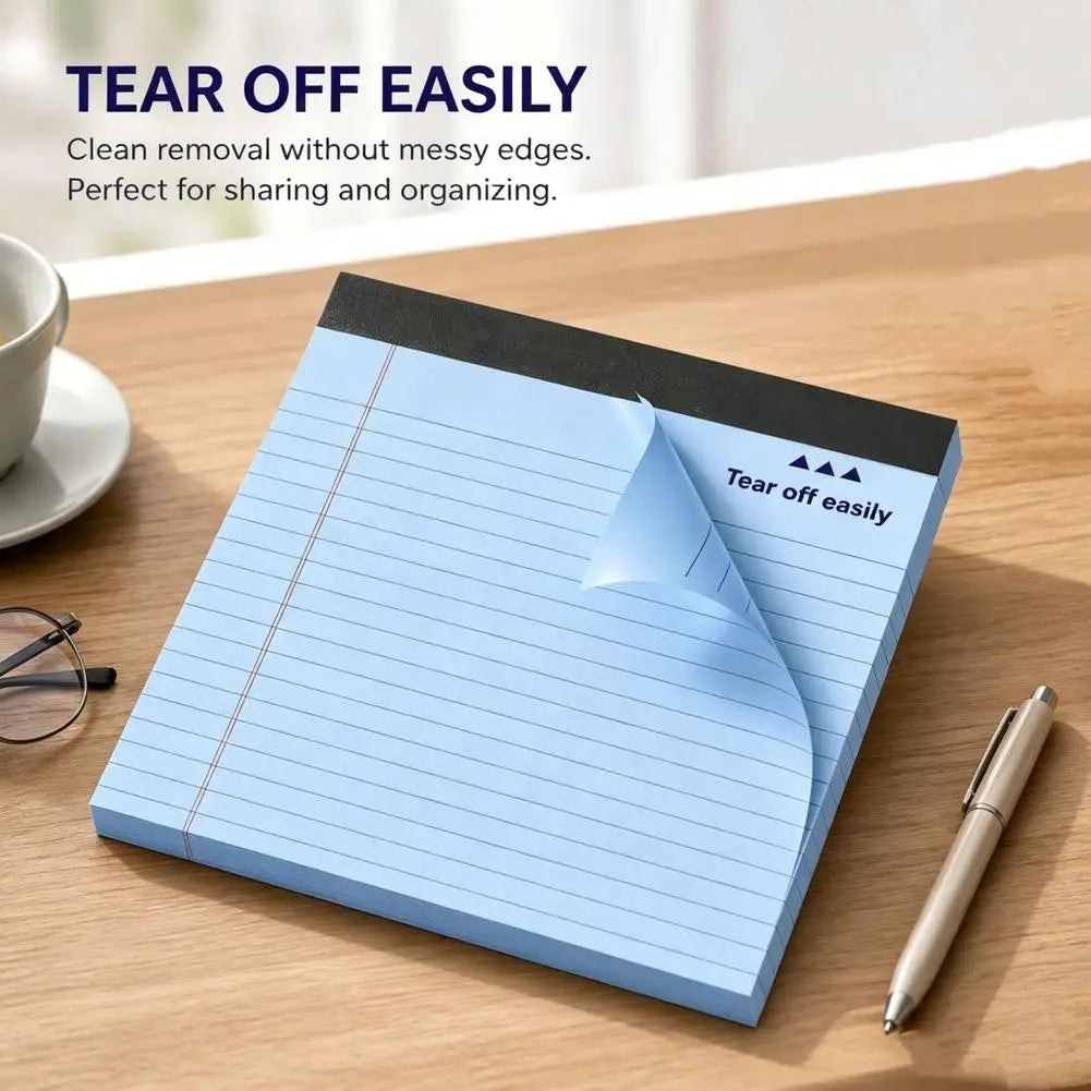 Writing Pad A5 Lined Notebook Colorful Note Paper Stationery Supplies for Students Kids Teachers Office Desk Organization Oasis Select