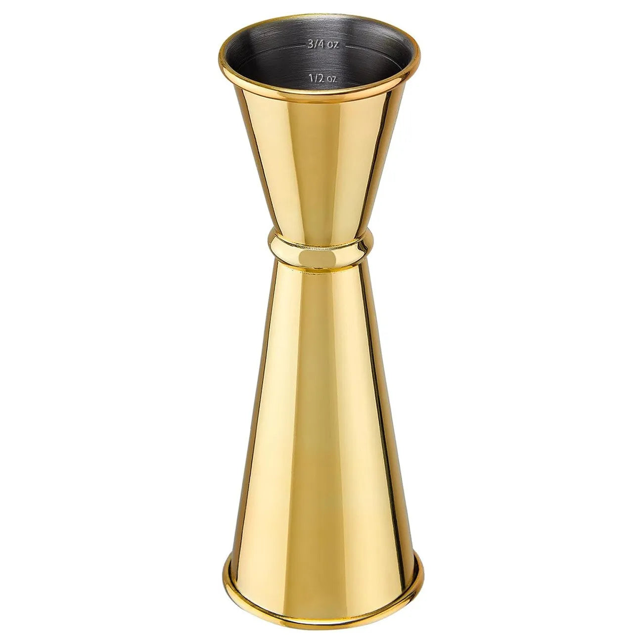 Dual Shot Stainless Steel Cocktail Jigger | 1oz & 2oz Bar Measure