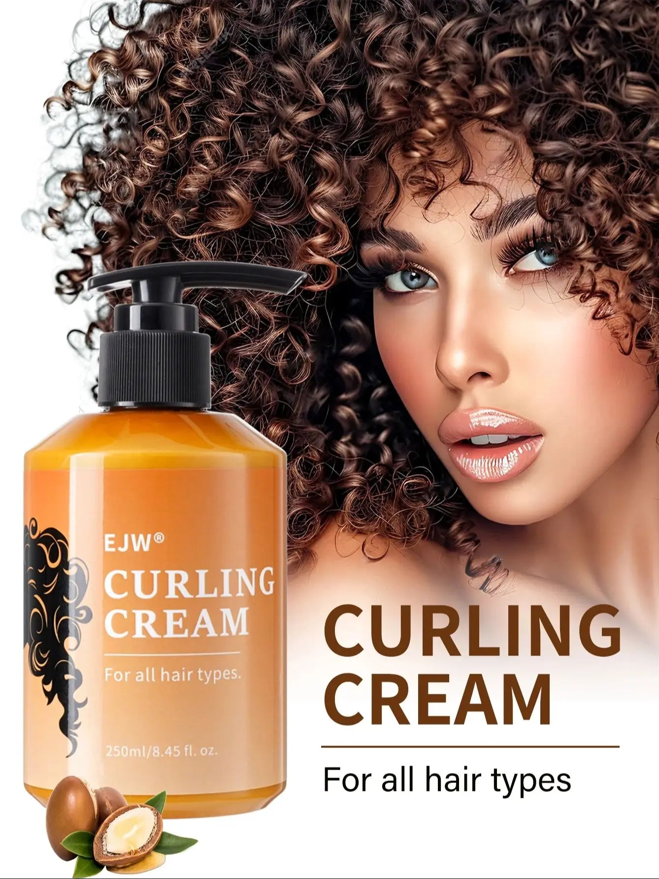 Curl Defining Cream with Argan Oil – Wavy & Curly Hair Curl Defining Cream Oasis Select