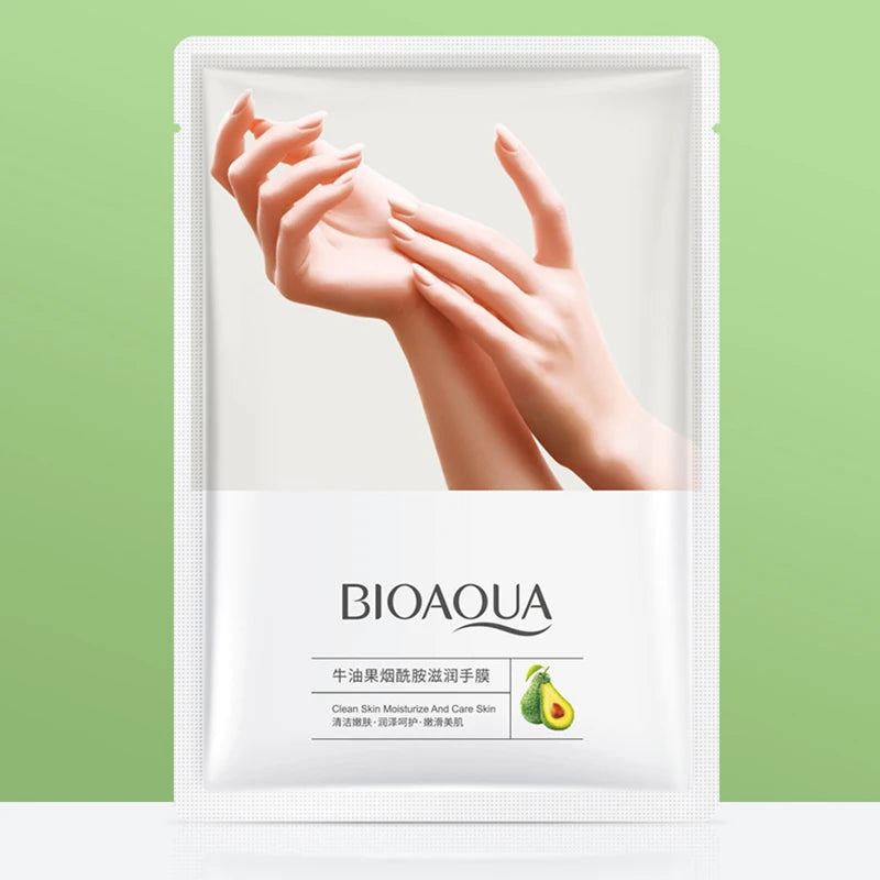 BIOAQUA Avocado Hand Masks – 5 Pairs Moisturizing & Anti-Aging Hand Mask Oasis Select