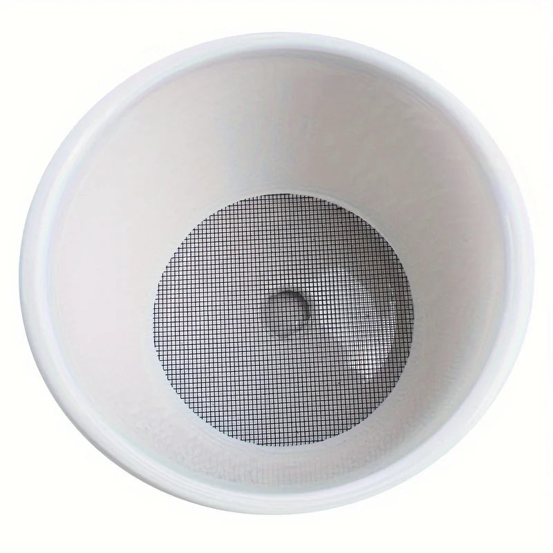 50pcs Round Drainage Mesh Pads for Flower Pots - Breathable, Prevents Soil Leakage, Reusable Mesh for Bonsai, Gardening Mesh Oasis Select
