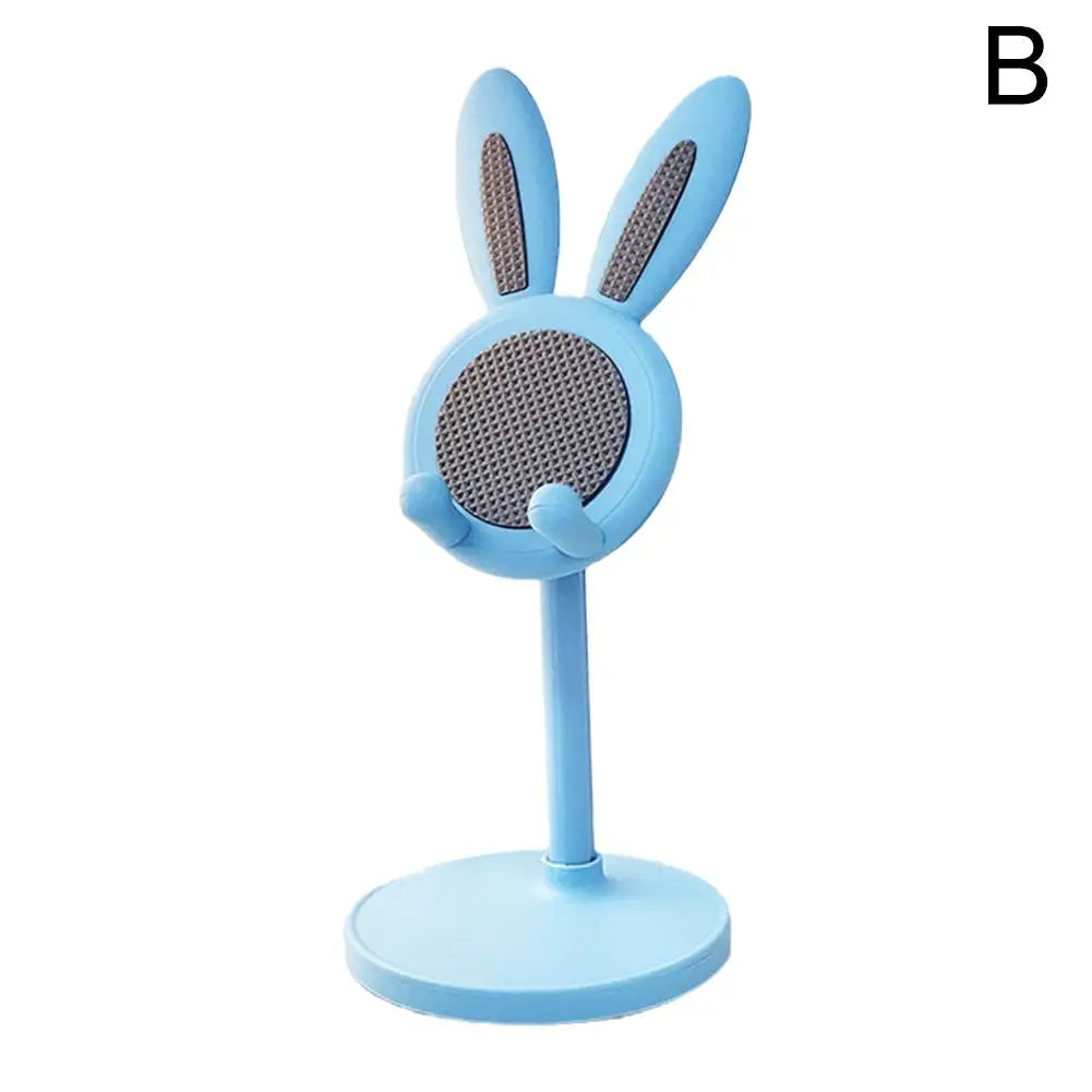 Cute Bunny Phone Stand | Adjustable Desktop Tablet Holder