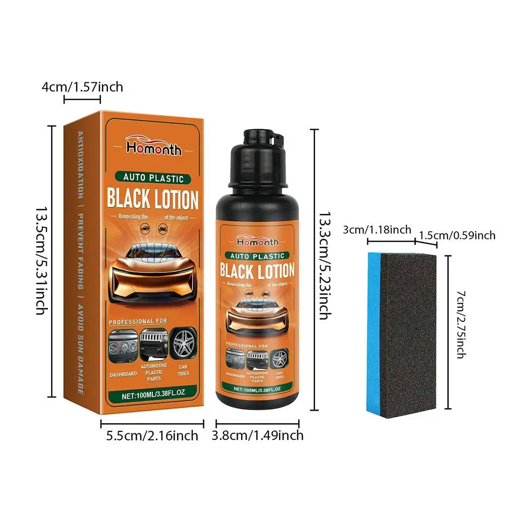 Car Plastic Restorer Spray – Deep Clean & Hydrophobic Coat