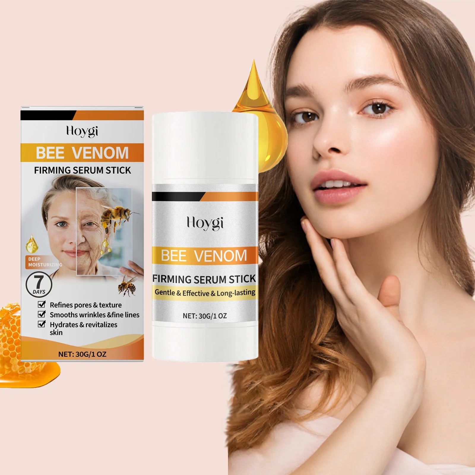 Hoygi Bee Venom Firming Serum Stick – Anti-Aging & Lifting Face Serum Stick Oasis Select