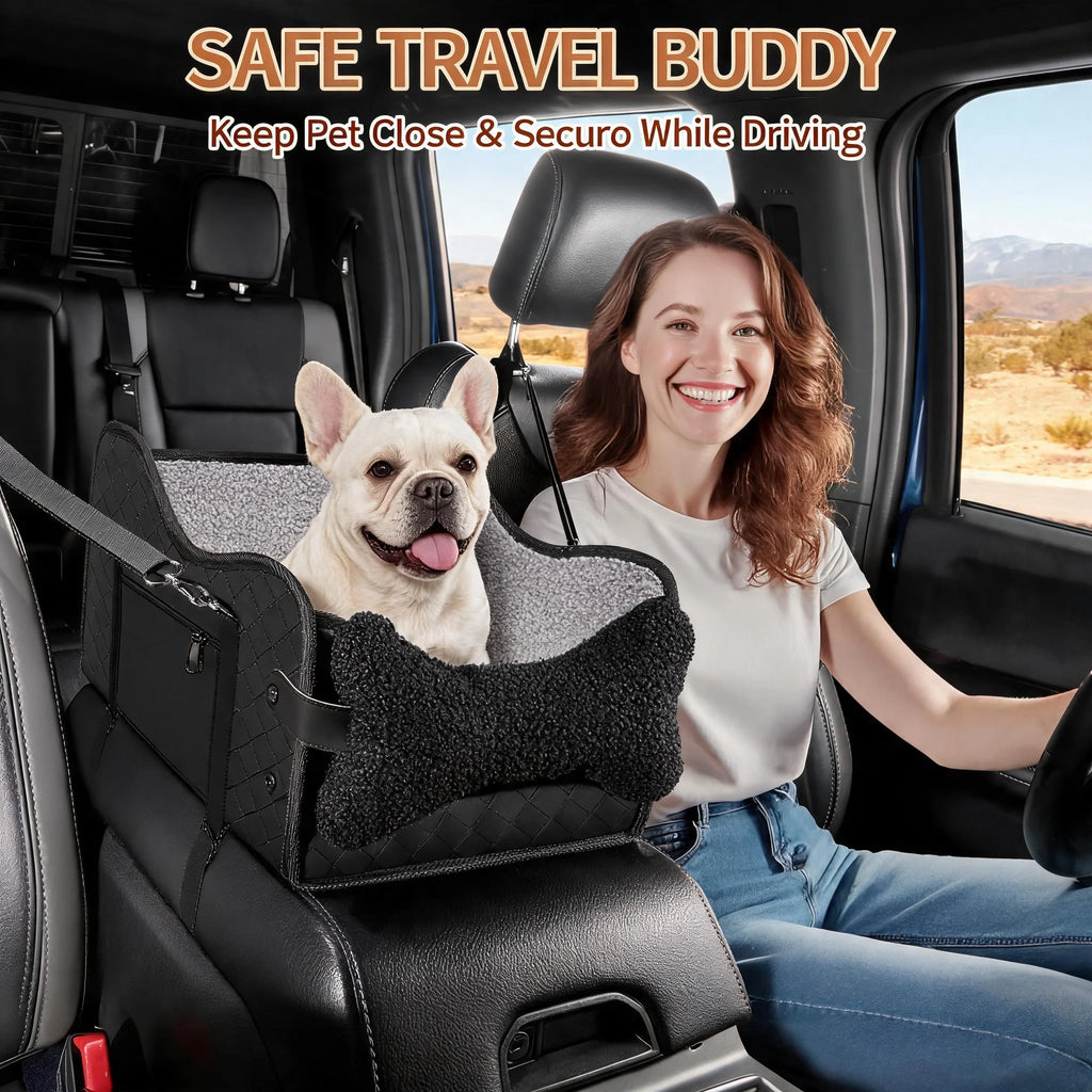 Car Dog Bed Durable Foldable Armrest Box Central Control Dog Safety Seat Portable For Truck Backseat Front Stroller Pet Supplies Oasis Select
