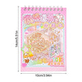 Landscape Sticker Scenes Cartoon Landscape Sticker Book Forest Village DIY 3D Sticker Scene Pocket Birthday Gift For Planner Oasis Select Pink 1PC