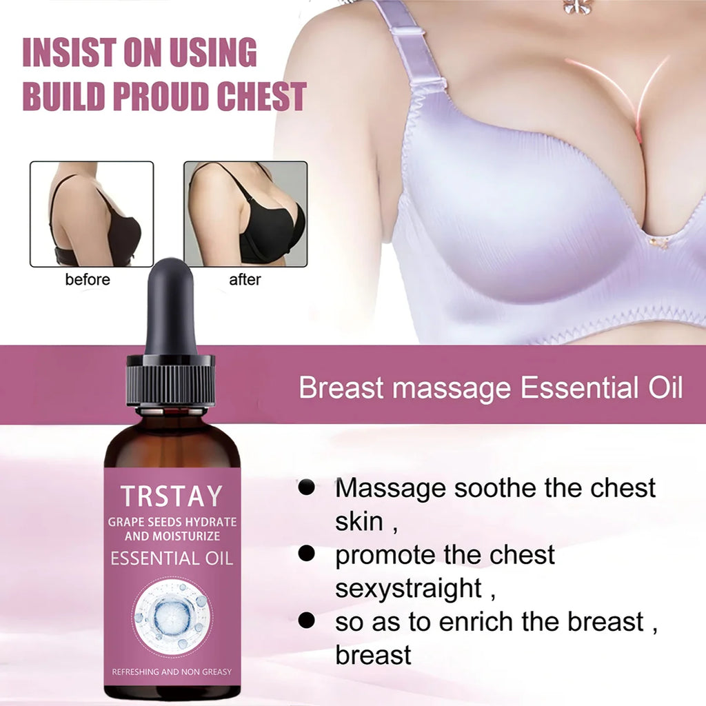 Seed Breast Enhancement Oil Breast Massage Firming Elastic Breast Beauty Milk Delicate And Smooth Shape The Bust Oasis Select