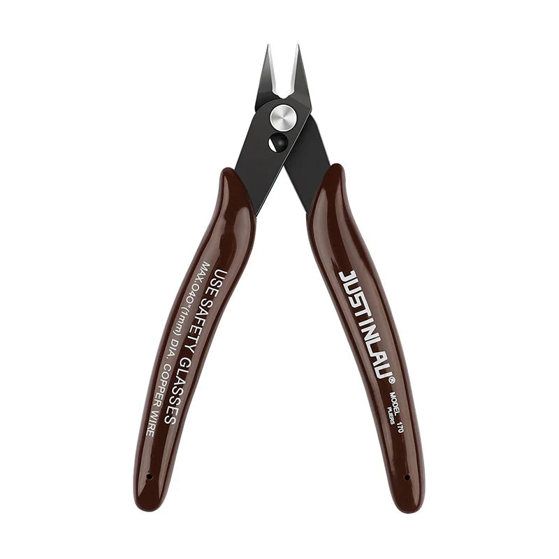 1Pc Universal Pliers Multi Functional Tool Electrical Wire Cable Cutters Cutting Side Snips Flush Carbon Steel Nipper Hand Tools Oasis Select Coffee