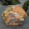 Chinese Style Folding Umbrella For Dual Use Sun Rain Lightweight Portable UV Protection High Appearance Level Outdoor Daily Oasis Select 1pc metal-fiber composite 6K
