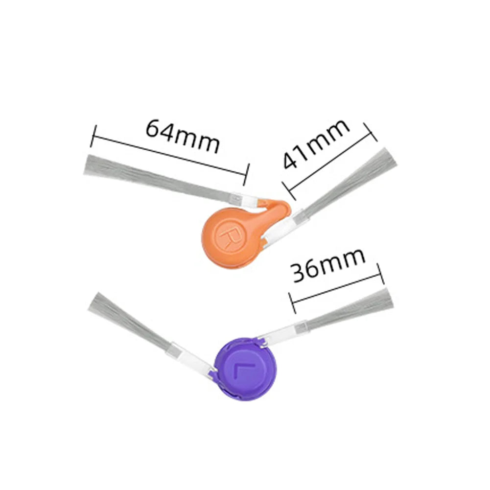 6Pcs Replacement Side Brush For Narwal Flow Robot Vacuum Cleaner Corner Edge Cleaning Accessories Plastic Nylon Parts Oasis Select