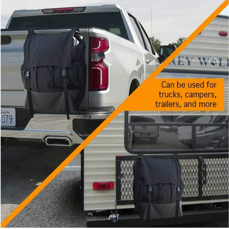 Car Spare Tire Storage Trash Bag Backpack Off Road Recovery Camping Gear SUV Trucks Campers Off-road Vehicles Trailers Tire Bag Oasis Select