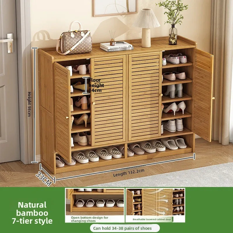 Multifunctional shoe cabinet, large capacity at home door with drawers, multi-layer dust-proof shoe rack Oasis Select 4-132-7-98