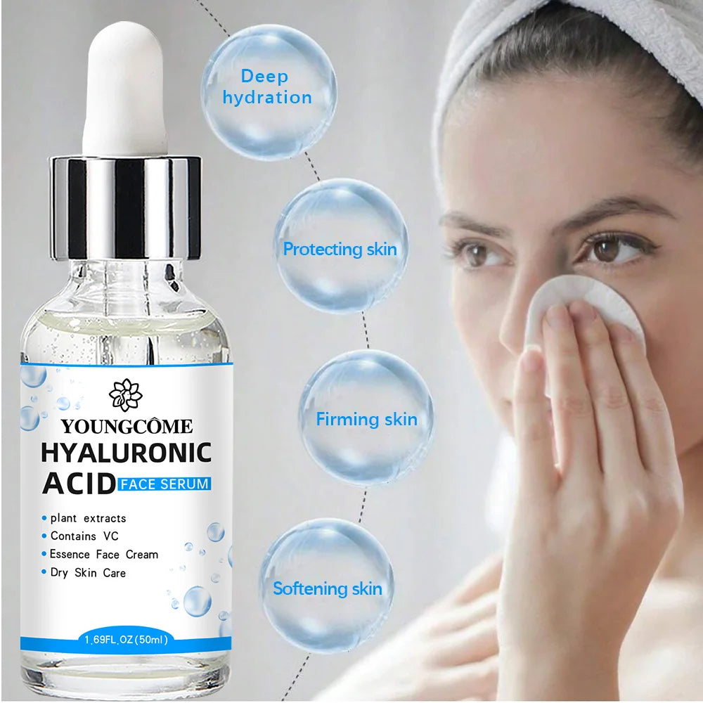 YOUNGCOME Hyaluronic Acid Facial Serum – Moisturizing Essence Facial Serum Oasis Select