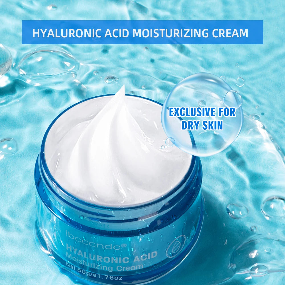 Hyaluronic Acid Face Cream & Water Gel – Daily Moisturizer 50g Facial Moisturizer Oasis Select