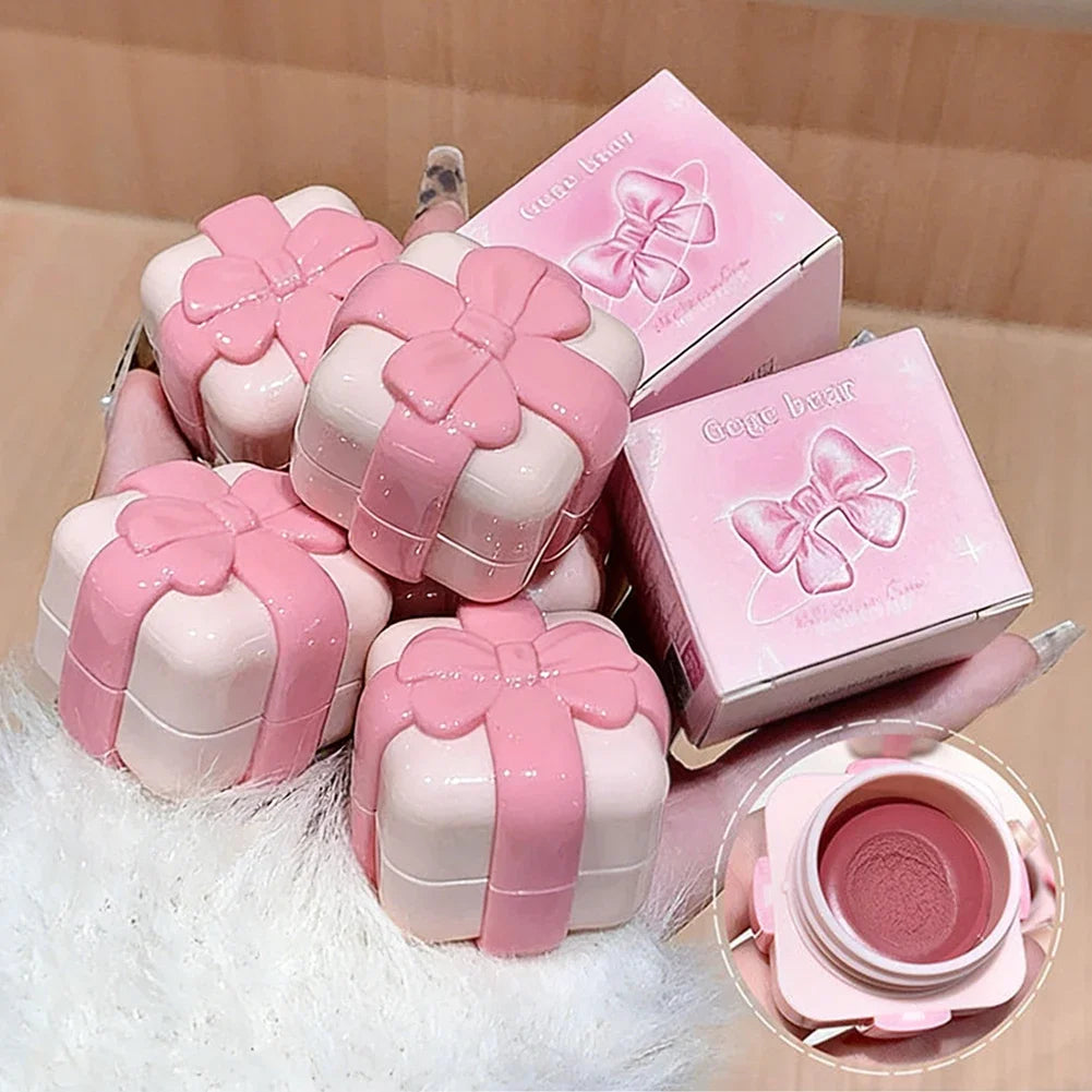 2-in-1 Lipstick Blush Stick Eyes Cheek Lip Tint Buildable Waterproof Lightweight Cream Multi-use Lip Plumper Makeup Gift Oasis Select