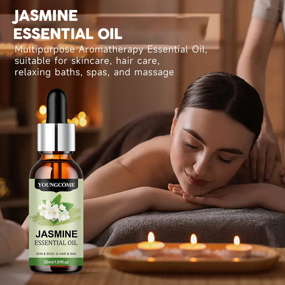 Pure Essential Oils – Jasmine, Rose, Lavender, Vanilla & Mint