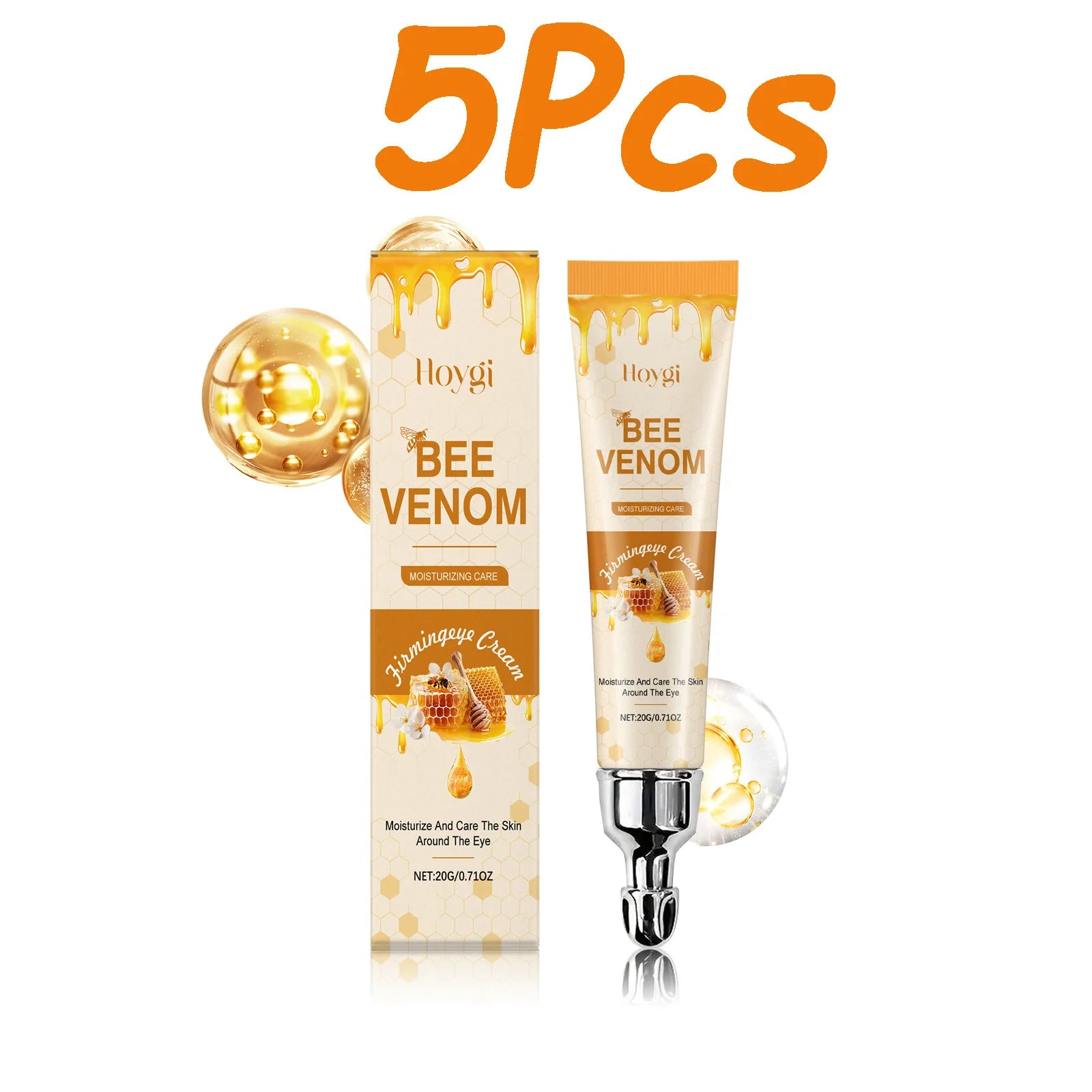 Hoygi Bee Venom Eye Cream – Firming, Dark Circles & Anti-Aging Anti-Aging Eye Cream Oasis Select 5 x 20g Boxed