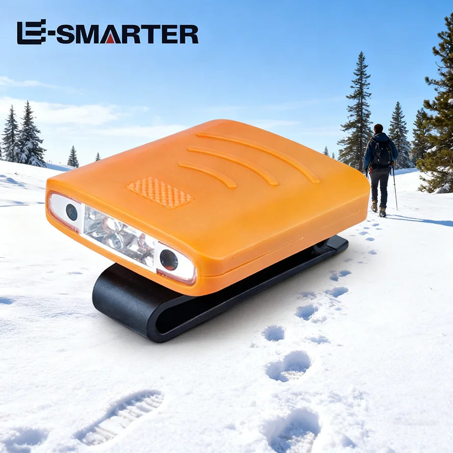 USB Rechargeable Induction Headlamp Cap Light LED Super Bright Outdoor Night Fishing Light Clip-On Hat Edge Lamp Oasis Select