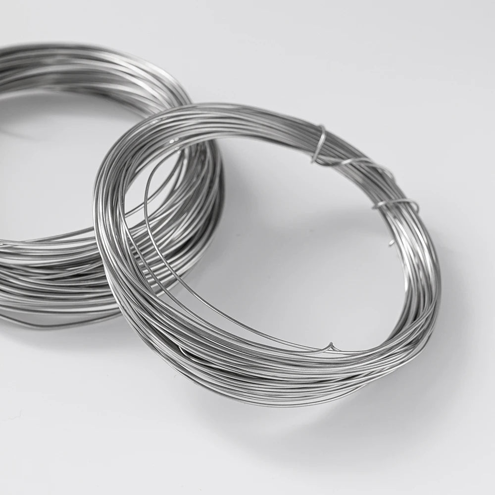 10m/Roll 0.3/0.4/0.5/0.6/0.7/0.8/1.0mm Soft Stainless Steel Bailing Snare Wire for Craft and Jewelry Making Oasis Select