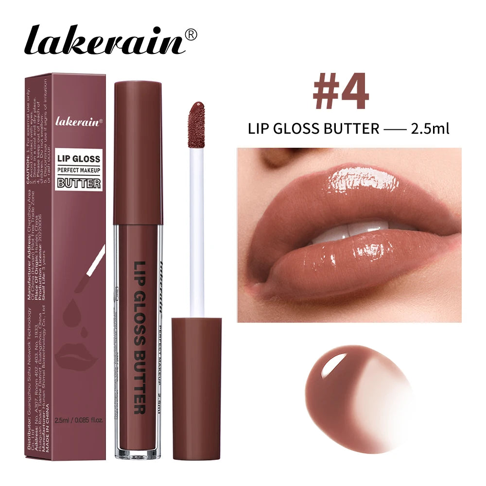 Glossy Non-stick Cup Lip Gloss Moisturizing Mirror Lipgloss Lasting Color Plumping Lip glaze Dye Lip Liquid Makeup For Women Oasis Select Nude Purple