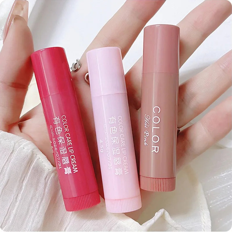 HAIPINK 3-Piece Set Tinted Moisturizing Lip Balm - Hydrating, Fade Lip Lines, Prevent Chapping Oasis Select
