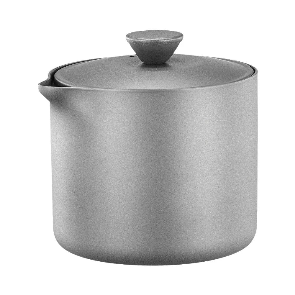 Pure Titanium Tea Set Heat-resistant Double-layer Anti Scald Outdoor Camping Portable Tea Maker Travel Tea Set Oasis Select