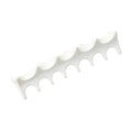 Silicone Fishbone Nail Brush Holder – 5-Slot Pen Organizer Nail Brush Holder Oasis Select white