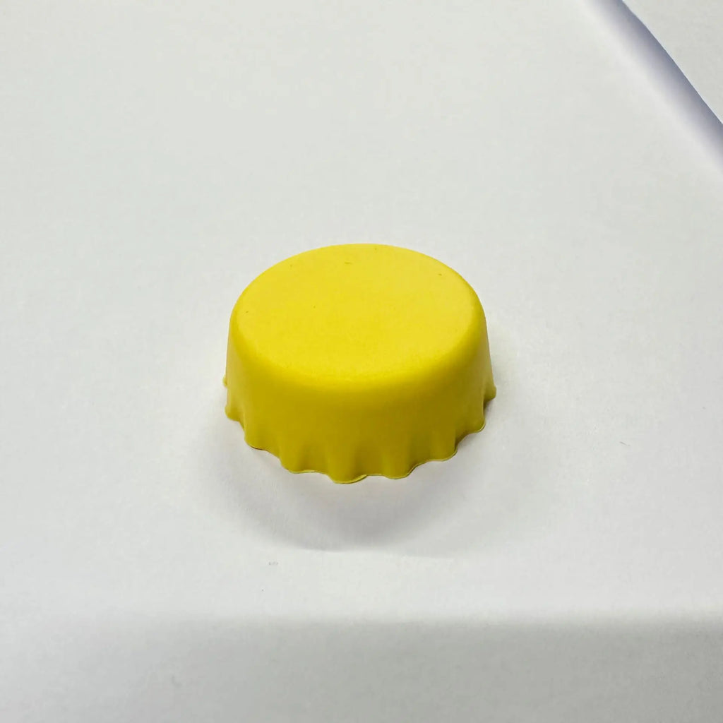 Food - Grade Silicone Wine Bottle Stopper: Universal Round Seal for Wine, Beer & Glass Bottles, Soft & Leak - Proof Oasis Select Beer cap yellow 3PCS