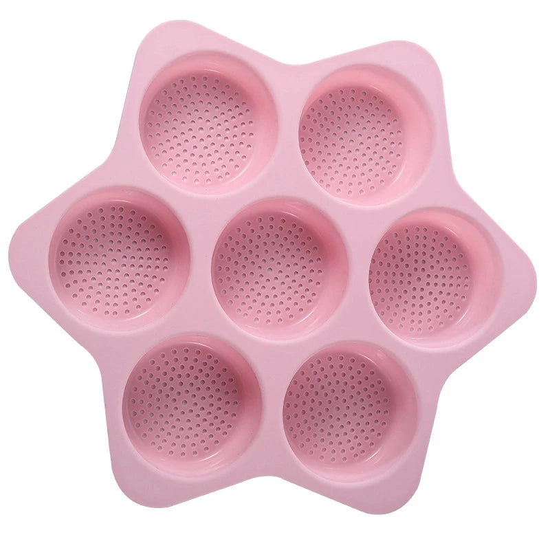 1 PCS Silicone Hamburger Bun Mold Easy To Release Household Silicone Food Baking Tool A Oasis Select Pink NONE